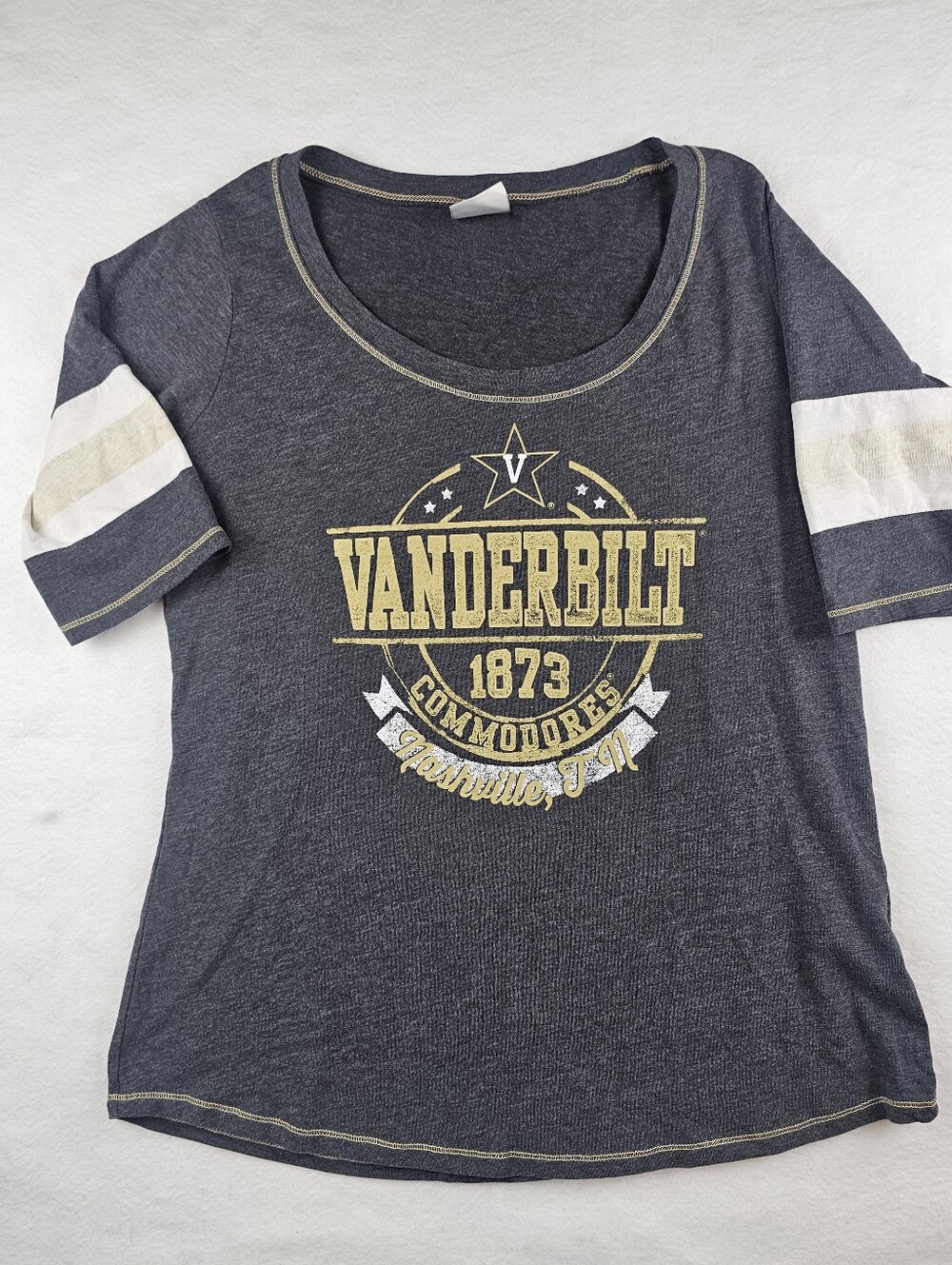 Knights Apparel Large 11/13 Vanderbilt Commodores T-Shirt Vandy Nashville TN